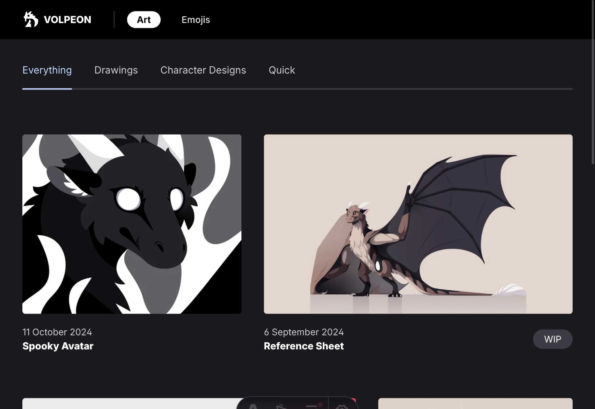Dragon logo in my website header sticking out its tongue.