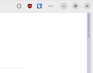 A purple-ish scrollbar with a contrast that's way too low.
