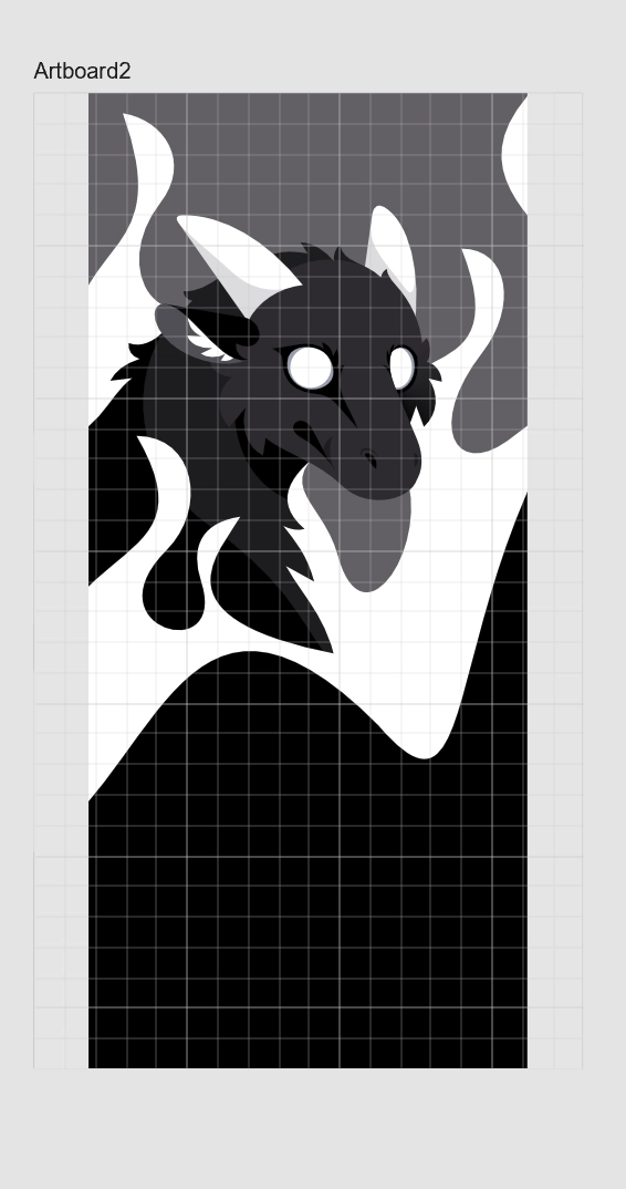 Vector wallpaper that's an expansion of my current avatar.