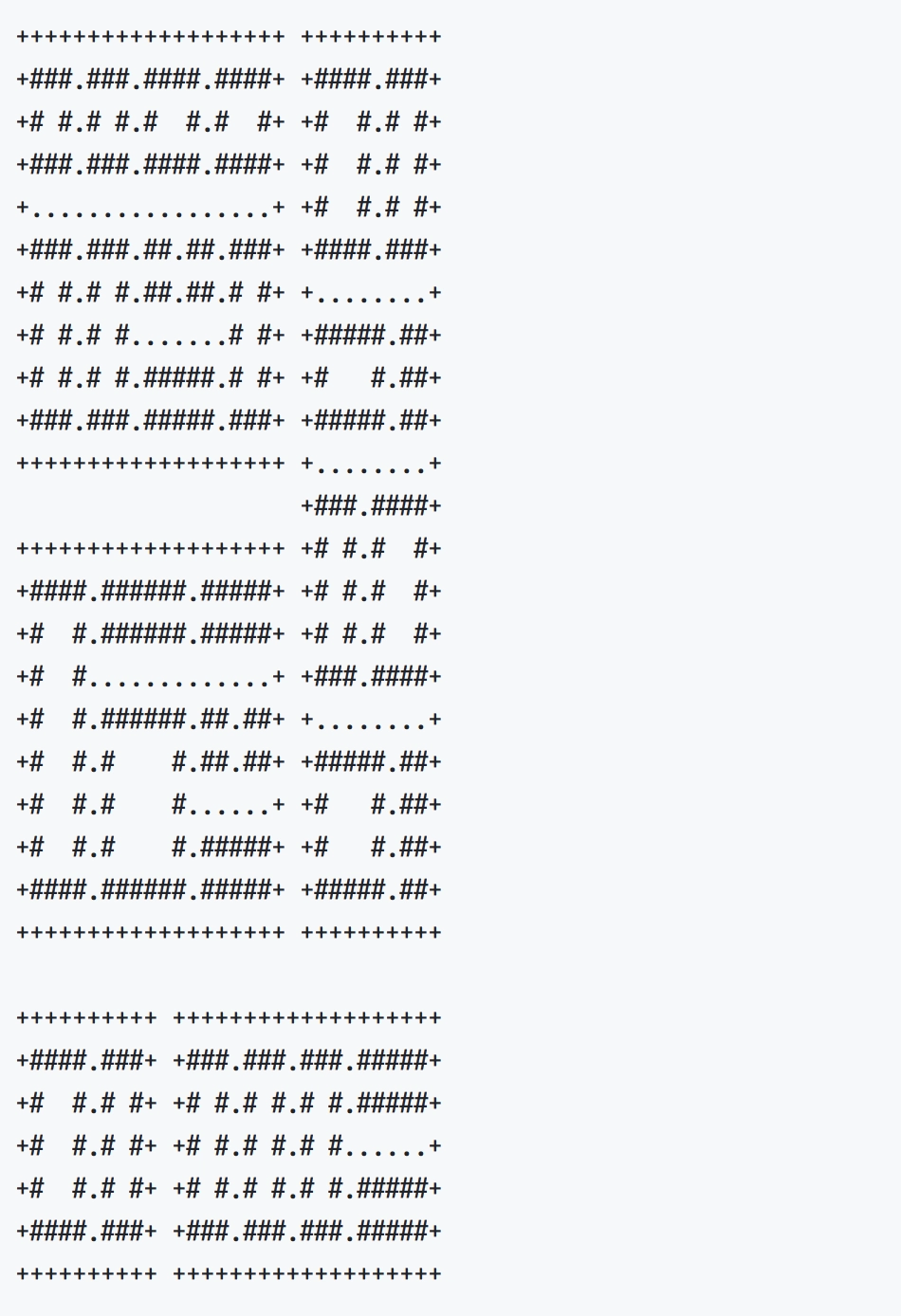 Same as above, but now the rectangles themselves are divided into more rectangles.
